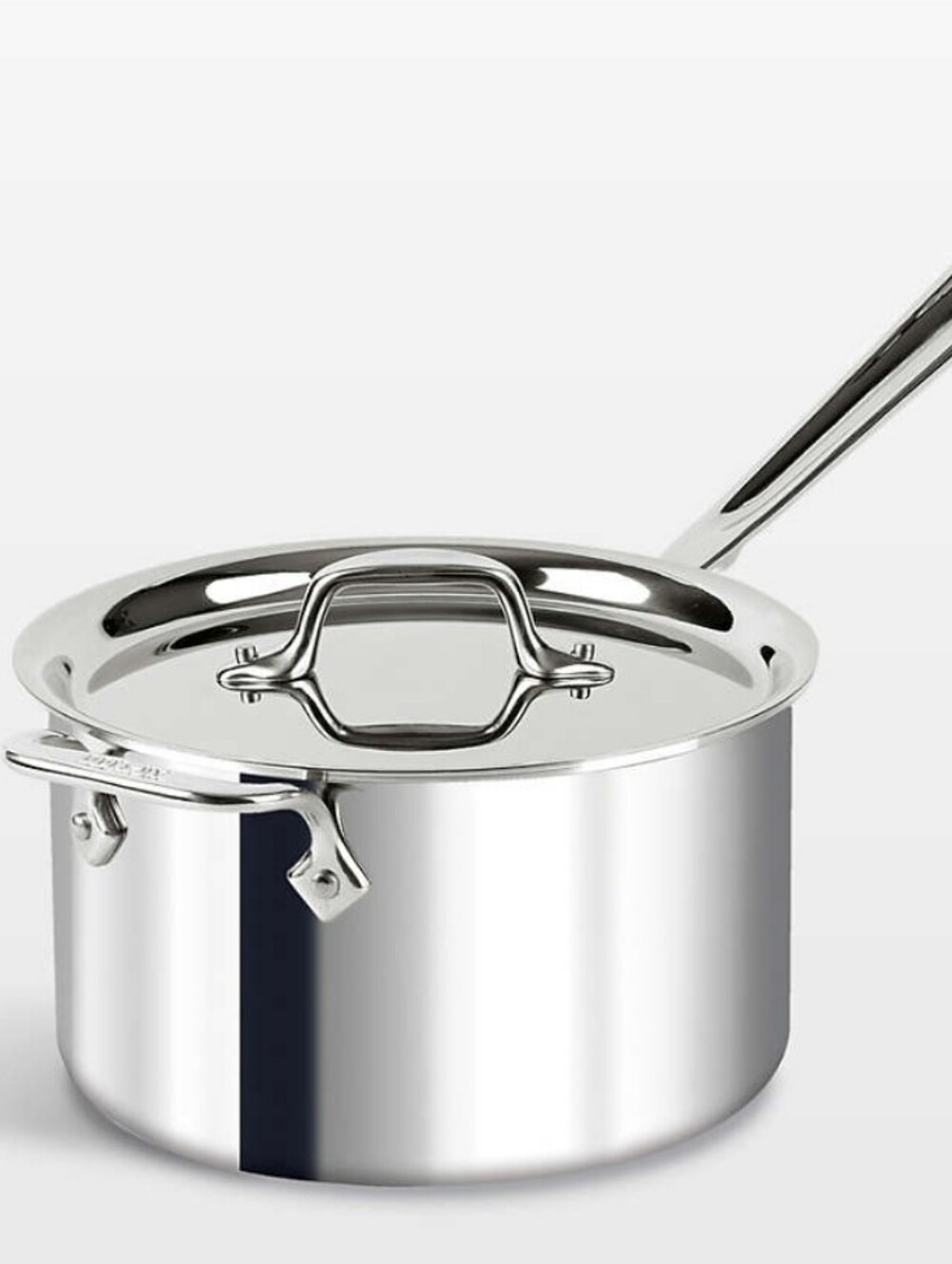 All-Clad D3 Tri-Ply Stainless Steel 4QT Saucepan w/Lid